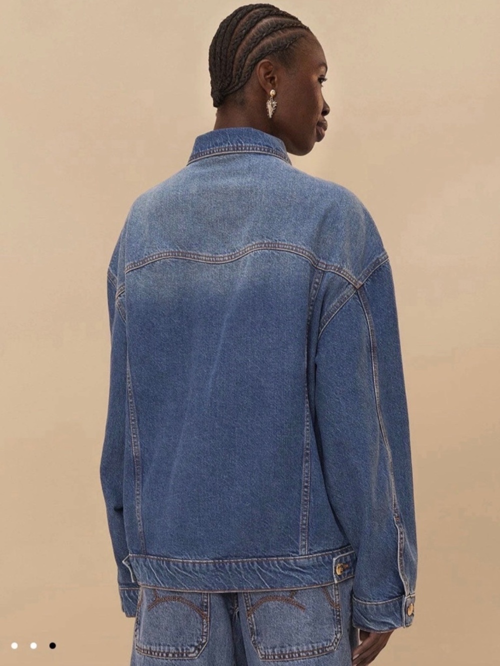 FARM Rio Denim Buttoned Jacket Size XS - Picture 4 of 8
